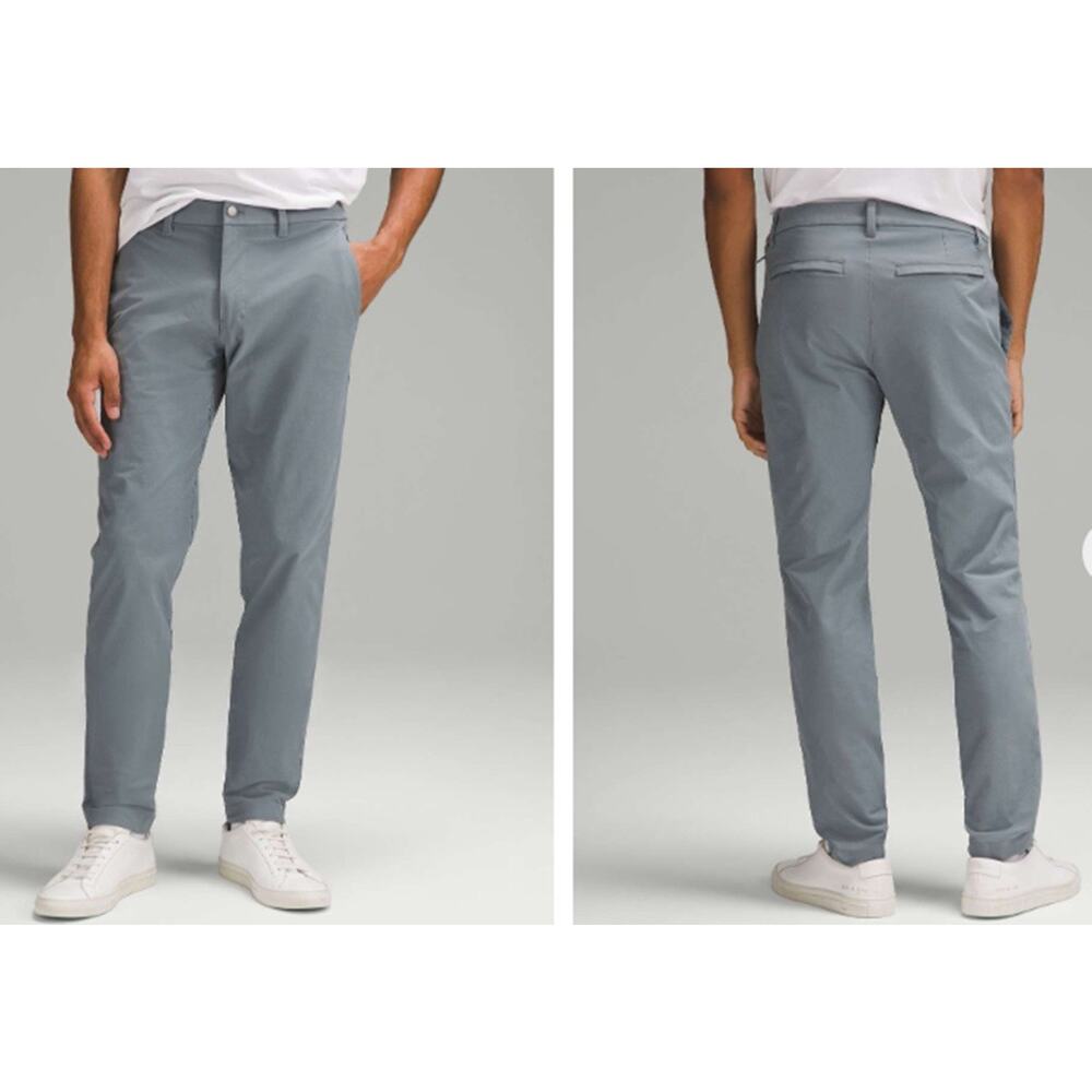 Lululemon ABC Slim Fit Trouser 30" Stretch Cotton Versa Twill Belgian Blue Sz 28